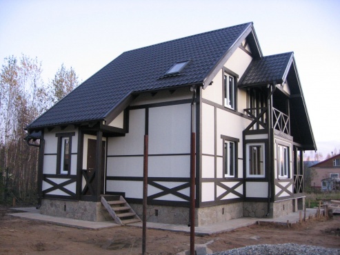 Каркасный дом в Снегирях, Московская область