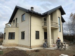 Строительство дома из газобетона в Духанино, Истринский район